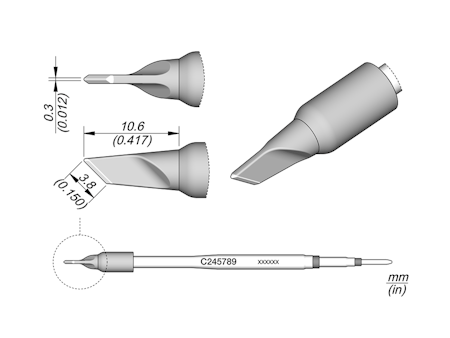 Knife Cartridge 3.8 x 0.3