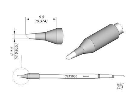 Bevel Cartridge Ø 1.5