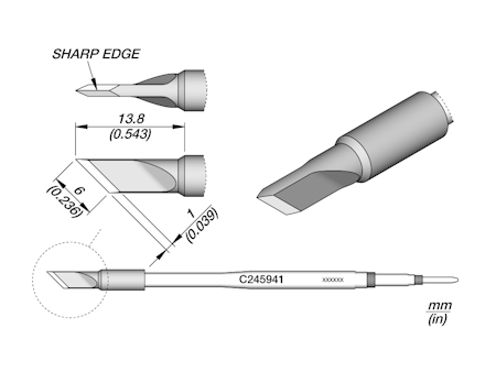 Knife Cartridge 6 x 1