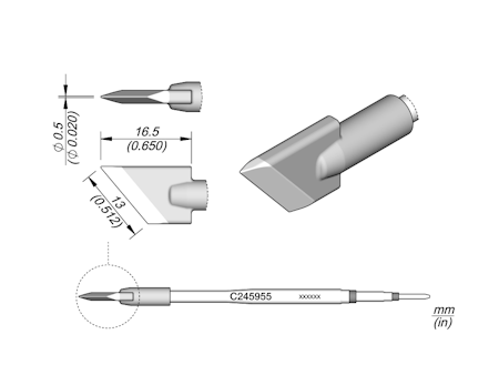 Knife Cartridge 13 x 0.5