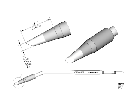 Bevel Cartridge Ø 2.4 mm EL S2