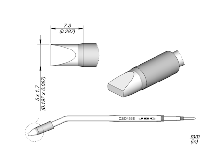 Chisel Cartridge 5 x 1.7