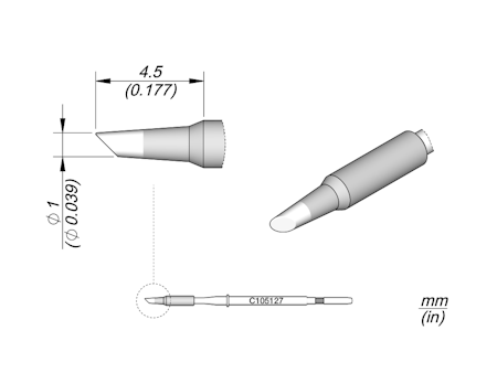 Bevel Cartridge Ø 1