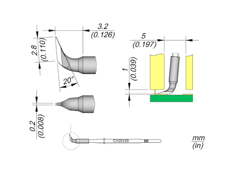 Knife Cartridge 2.8 x 0.2