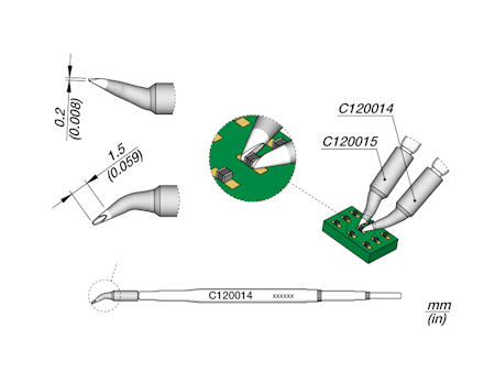 Chisel Bent Cartridge
