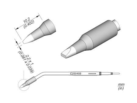 Chisel Cartridge 2.2 x 1