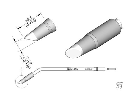 Bevel Cartridge Ø 3.8