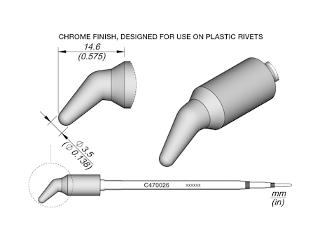 Heat Staking Cartridge Ø 3.5