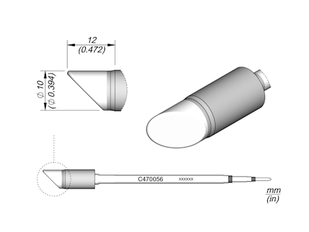 Bevel Cartridge Ø 10