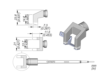 Faston Terminal Cartridge 21