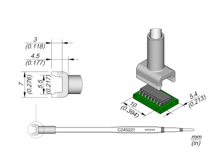 Dual In Line Cartridge 5.4 x 10