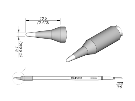 Conical Cartridge Ø 1 L