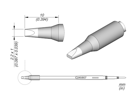 Chisel Cartridge 2.2 x 1 L