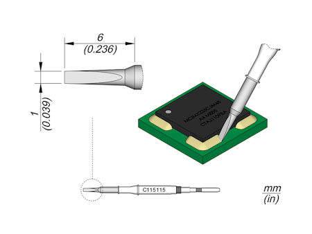 Conformal Coating Removal Cartridge 1 (not for soldering)