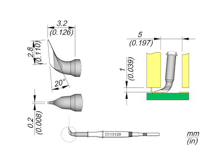 Knife Cartridge 2.8 x 0.2