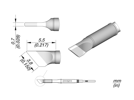 Blade Cartridge 3.5 x 0.7 HT