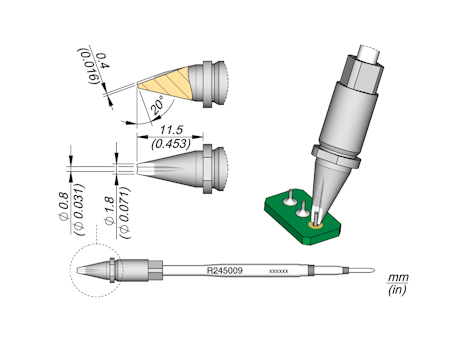 Barrel Cartridge Ø 0.8