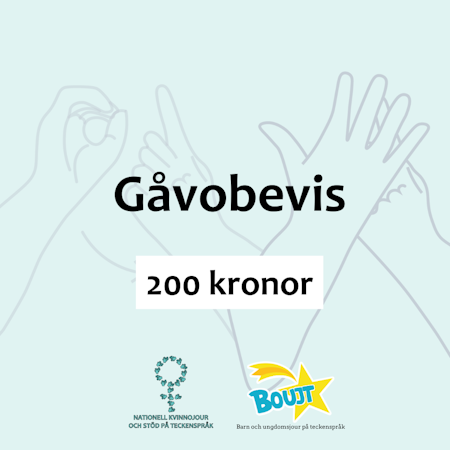 Digitalt Gåvobevis 200 kronor