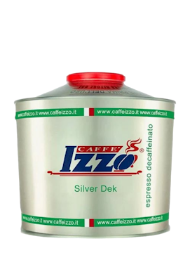 Izzo Silver Dek koffeinfri kaffebønner 1000g på dåse