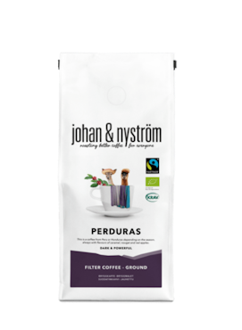 Johan & Nyström Perduras FTO Organic malet kaffe 500g