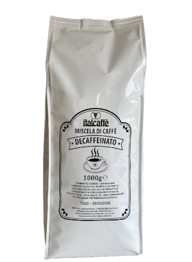 Italcaffè Decaf Espresso koffeinfri hele kaffebønner 1000g