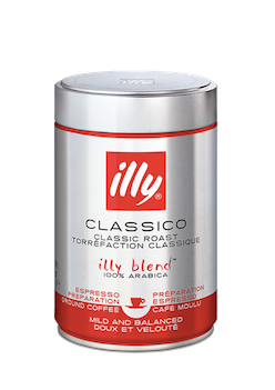 Illy Espresso Classico 250 g malet kaffe