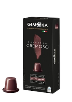 Gimoka Cremoso Nespresso kaffekapsler 10 stk