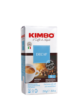 Kimbo Espresso Decaffeinated 250 g malet kaffe