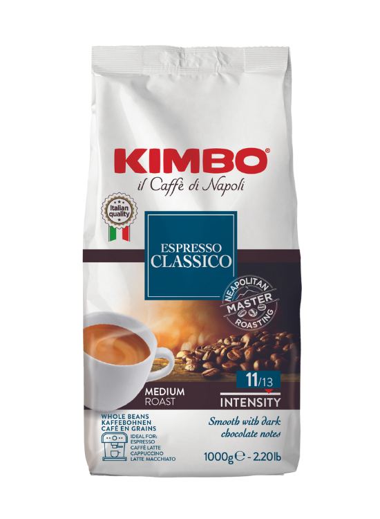 Kimbo Espresso Classico 1000 g hele bønner