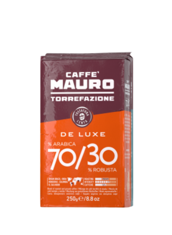 Caffè Mauro De Luxe malet kaffe 250g