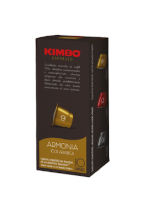 Kimbo Nespresso Armonia 10 kapsler