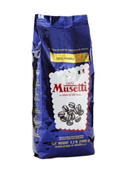 Musetti 100% Arabica hele kaffebønner 1kg