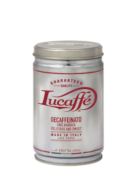 Lucaffe koffeinfri malet kaffe 250g