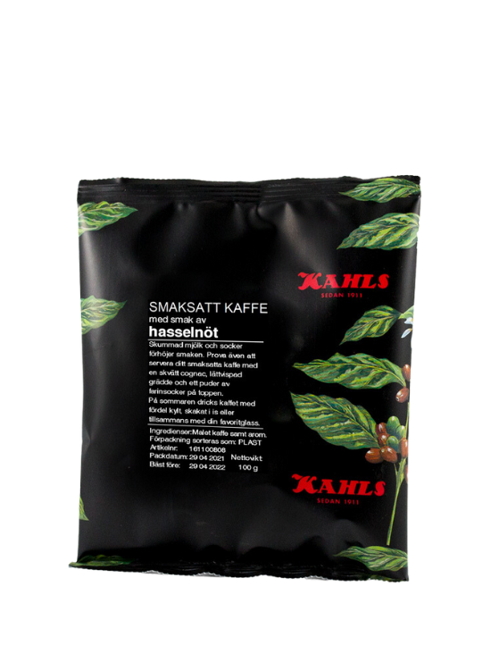 Kahls Kaffe - Hasselnøddekaffe malet 100g
