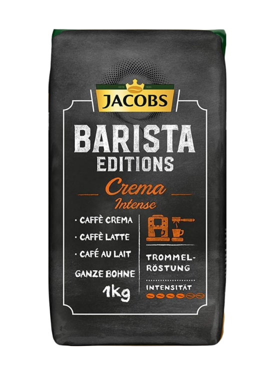 Jacobs Barista Crema Intense kaffebønner 1000g