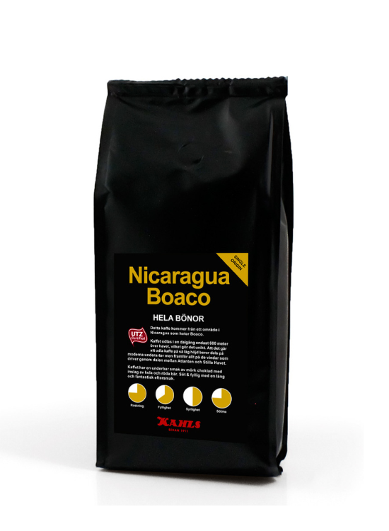 Kahls kaffe Nicaragua Boaco 250g hele bønner