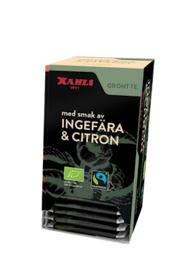 Kahls Citron/Ingefær Grøn Teposer 20 stk