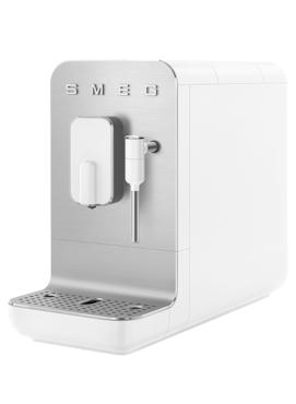 Smeg Fuldt Automatisk Kaffemaskine med Mælkeskummer, Hvid
