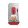 Smeg Fuldt Automatisk Kaffemaskine med Mælkeskummer, Rød