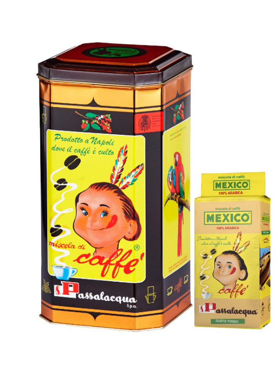 Passalacqua Mekico (Mexico) malet kaffe 1000g dåse