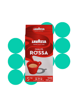 Lavazza Qualità Rossa 250g malet kaffe