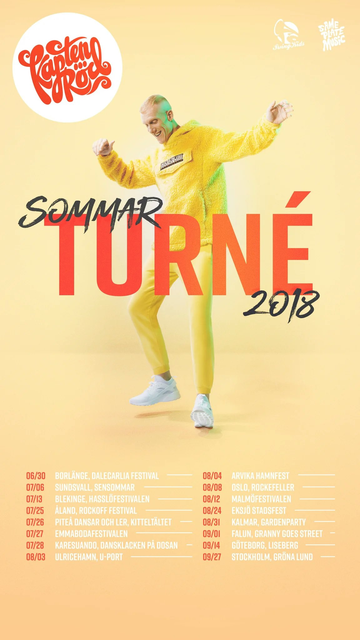 Poster - Sommarturné 2018