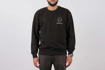 Framåt För Evigt Crewneck (svart)