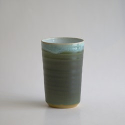 Moss green latte cup