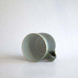 Moss green coffee cup