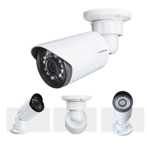 H.VIEW övervakningssystem 720P 4 kameror IP66