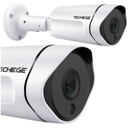 Techege PoE Övervakningssystem 1080P 8Kameror IP67