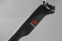 Kolfibersadelstolpe för Racer, MTB, alla cyklar 350mm