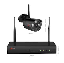 ANRAN Övervakningssystem Wi-fi NVR  1080P 1TB