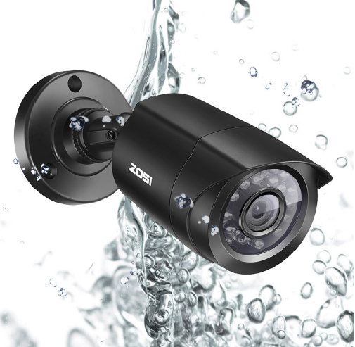 ZOSI Övervakningspaket 4st kameror 720P+1TB HD Vattentät